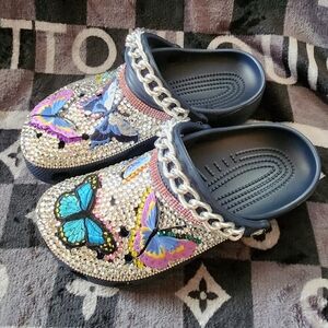 Custom bling crocs